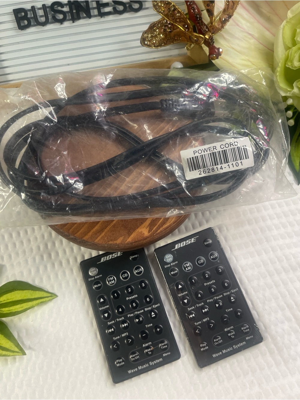 Bose Wave Music System Remote Lot 2 Remotes + Power Cord OEM Tested Working